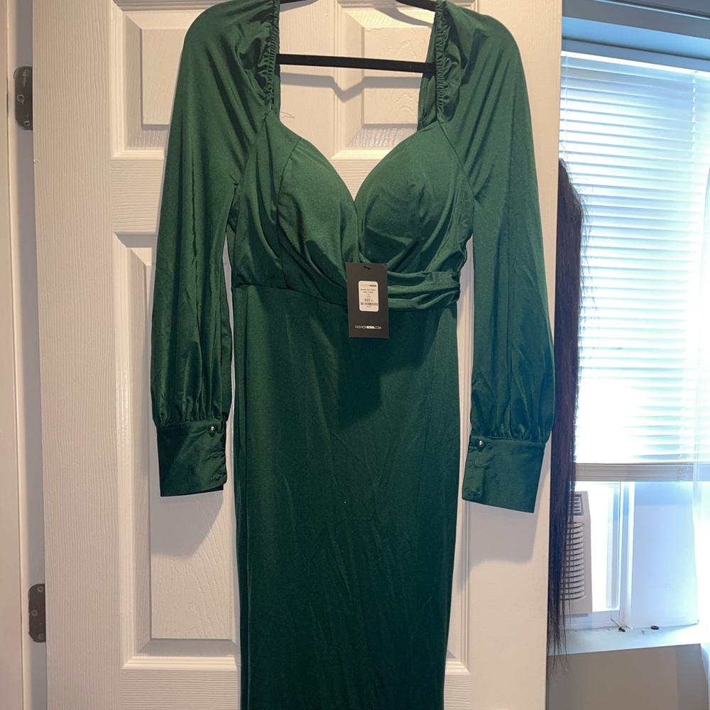 Beautiful Hunter Green Gown